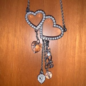 Swarovski Crystal Hearts and Charms Necklace